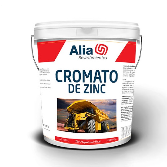 It is an anticorrosive base, formulated with alkyd resins and corrosion inhibiting pigments based on zinc, which gives great protection against the corrosion of ferrous metals and aluminum. Resistant to UV rays. For use on exterior and interior surfaces, can be coated with alkyd and acrylic paints.