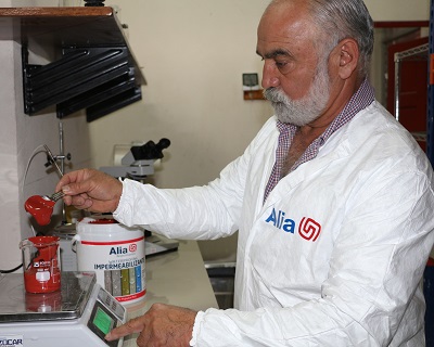 Ensayo de muestras en laboratorio Alia